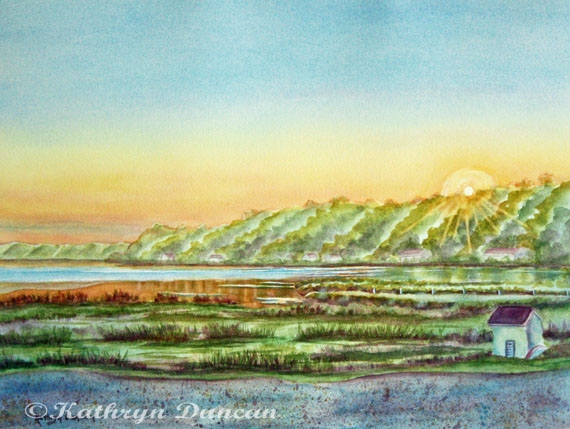 Sunrise Over The Bay