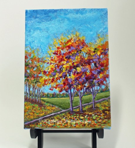Autumn Trees Landscape