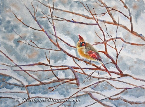 "Lady In Waiting" - Cardinal